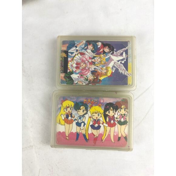 Vintage Lot of 5 Sailor Moon FAN BOOK Playing Cards Flag Japan 1st EDITION 1990s - Picture 7 of 16